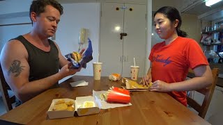 McDonald’s Samurai Burger In Japan - Trying the Japanese Menu