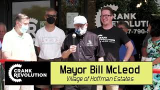 Village of Hoffman Estates - Crank Revolution Ribbon Cutting August 2021