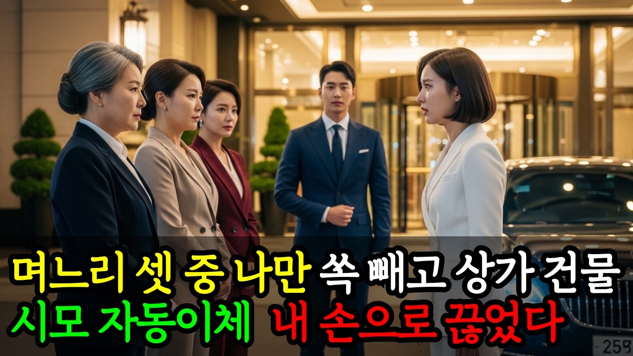 며느리 셋 중 나만 쏙 빼고 상가 건물 승계? 오 년 병원비 내 손으로 끊었습니다 | 가족갈등 | 노후사연 | 감동사연 | 오디오북 | 충격실화 | 막장사연