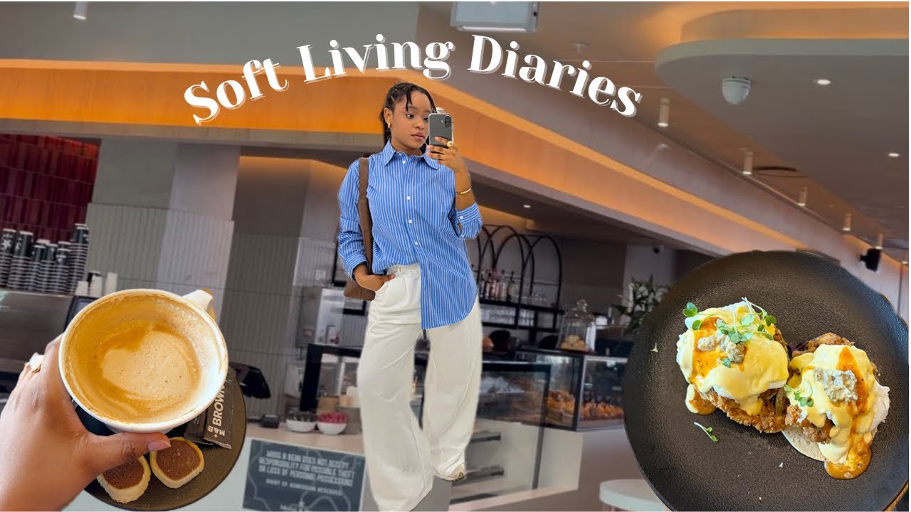 Soft Living Diaries | Spend a Slow Sunday With Me ☕️✨ GRWM, Mugg & Bean Lunch & Skincare Routine