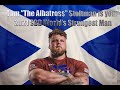 Tom Stoltman worlds strongest man 2021 interview on BBC1 this morning show