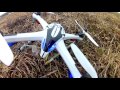 Tarantula X6 + Eken H9 flight and crash.