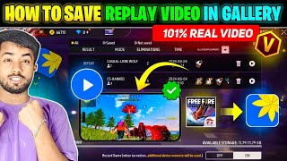How To Save Free Fire Replay Video In Gallery || Free Fire Record Video Save To Gallery screenshot 2