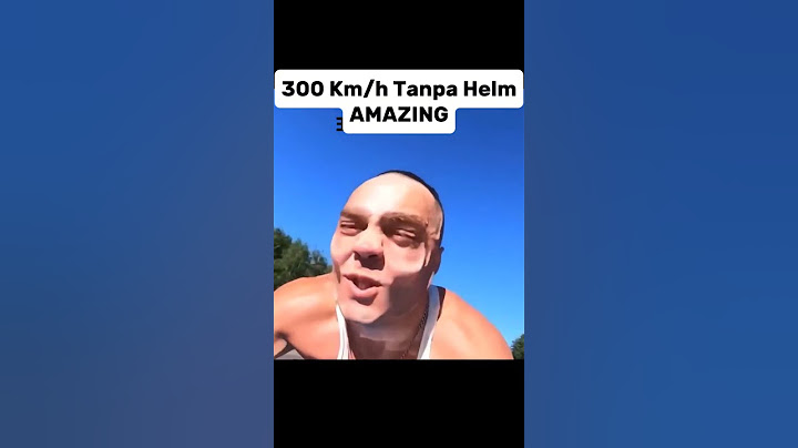 Penampakan wajah 300 km/jam tanpa helm