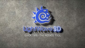 Lightwave 3D Quick Tips - The Rotate Tool 1