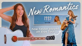 New Romantics - Taylor Swift | Guitar Chords + Tutorial (exactly how Taylor plays it)