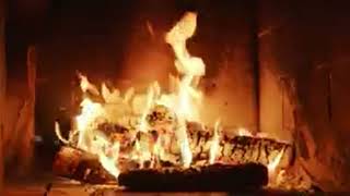 Burning Fireplace + Soft Jazz in the Background with Crackling Fire Sounds Full HD screenshot 4