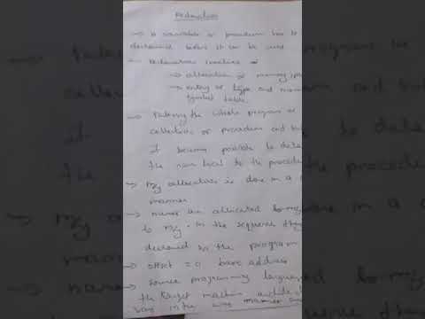 Intermediate code generation _ -declaration