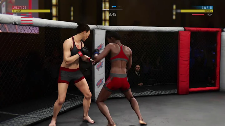 EA UFC 3 Michelle Swain (CAF) vs Abigail Justice