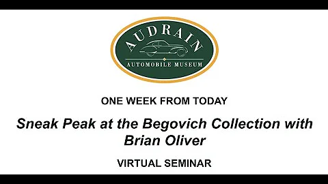 Sneak Peak at the Begovich Collection with Brian O...