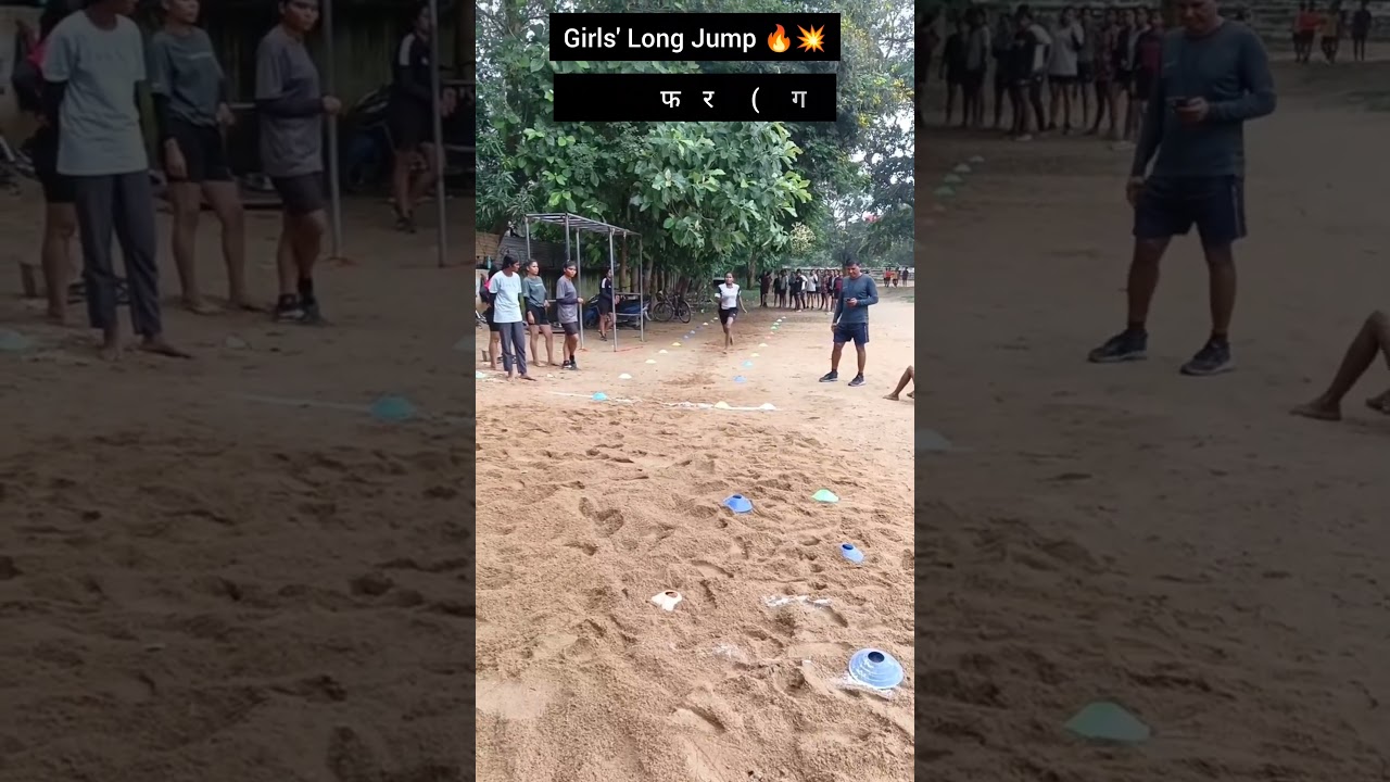 Girls' Long Jump 🔥🦘 Nagar Sena fireman, C.G. 