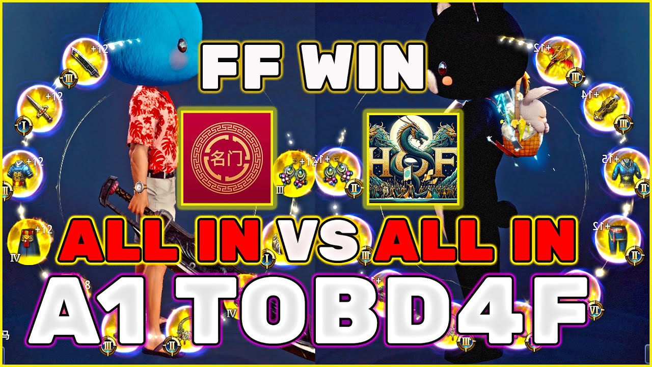FF WIN ? HOF ALL IN VS FF ALL IN | FAMOUS FAMILY VS HOF ALLIANCE AT A1 TOBD4F | 2ND ENTRY | MIR4
