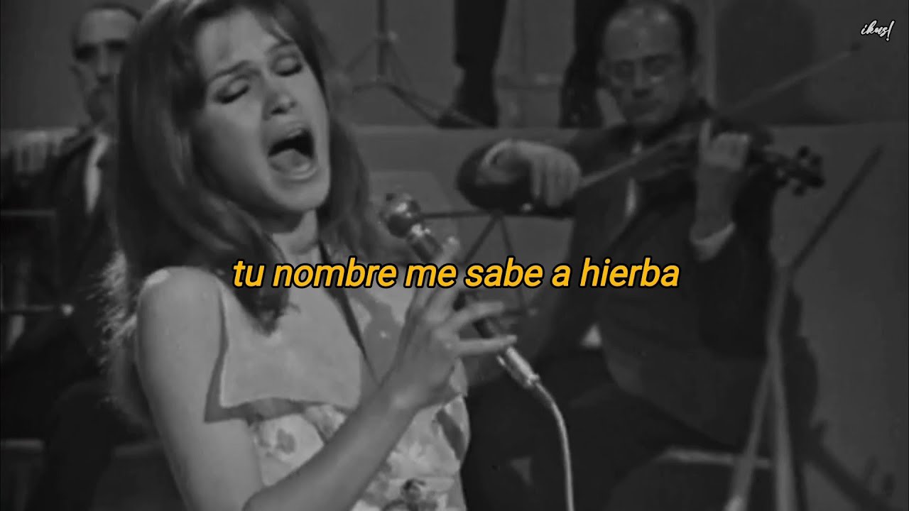 Tu nombre me sabe a hierba - Marisol [letra] - YouTube