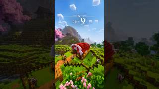 🏯 Minecraft Japanese Village – Day 9 🇯🇵 🏯🌸#shorts#viral#minecraft