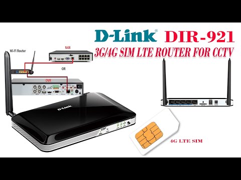 D-link dir 921 4G SIM LTE router for CCTV DVR, NVR & Wifi Cameras, Unbox, SIM Install & Speed test