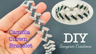 Camilla Coronation Bracelet || DIY Beaded Bracelet