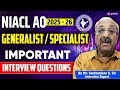 NIACL AO Interview Preparation 2025-26 | Expected Questions | Expert Guidance by Mr. Sambasivan Sir