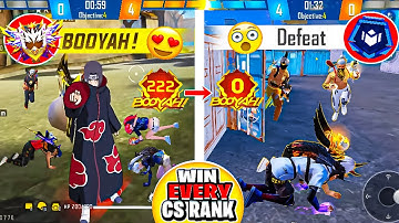 How To Win Every CS Rank With Random Players😱🔥| CS Rank Tips And Tricks | Free Fire