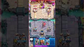 I was lucky I didn't lose! #clashroyale #shorts