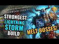 This is the Best LIGHTNING STORM Build  -  TRIPLE DAMAGE - Season 3 Diablo 4 Guide - S tier