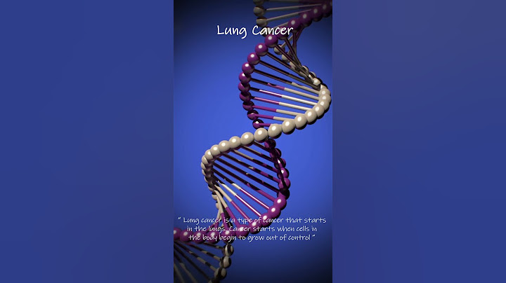 Lung cancer - Cancer cells multiplication