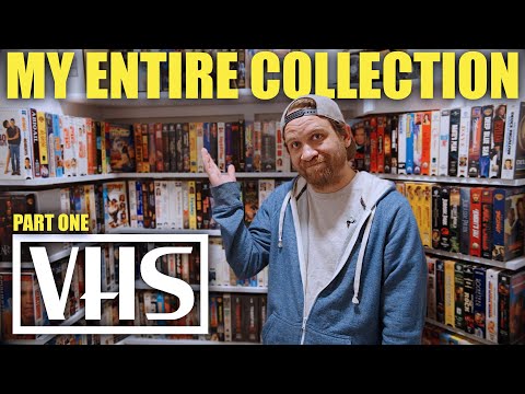 My ENTIRE Physical Media Collection Part 1 VHS