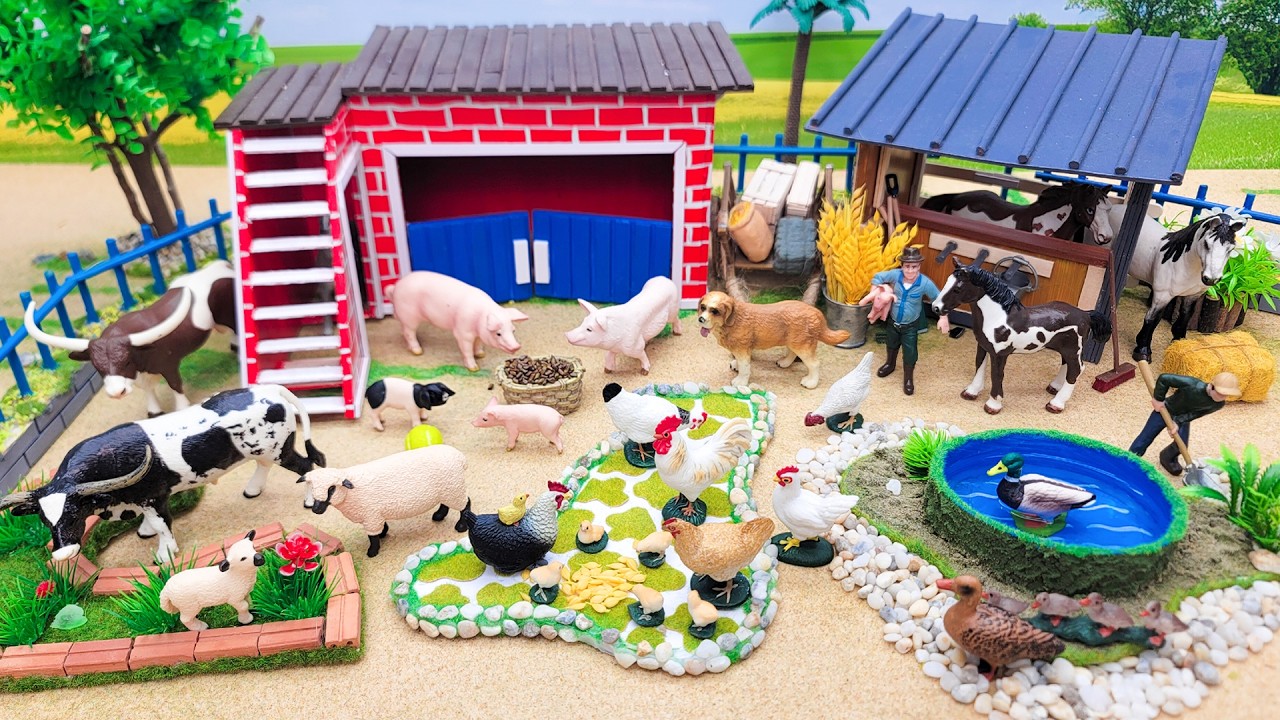 15 Minutes Satisfying with Build a Realistic Miniature Farm | Horse Stable | Cattle Farm Diorama