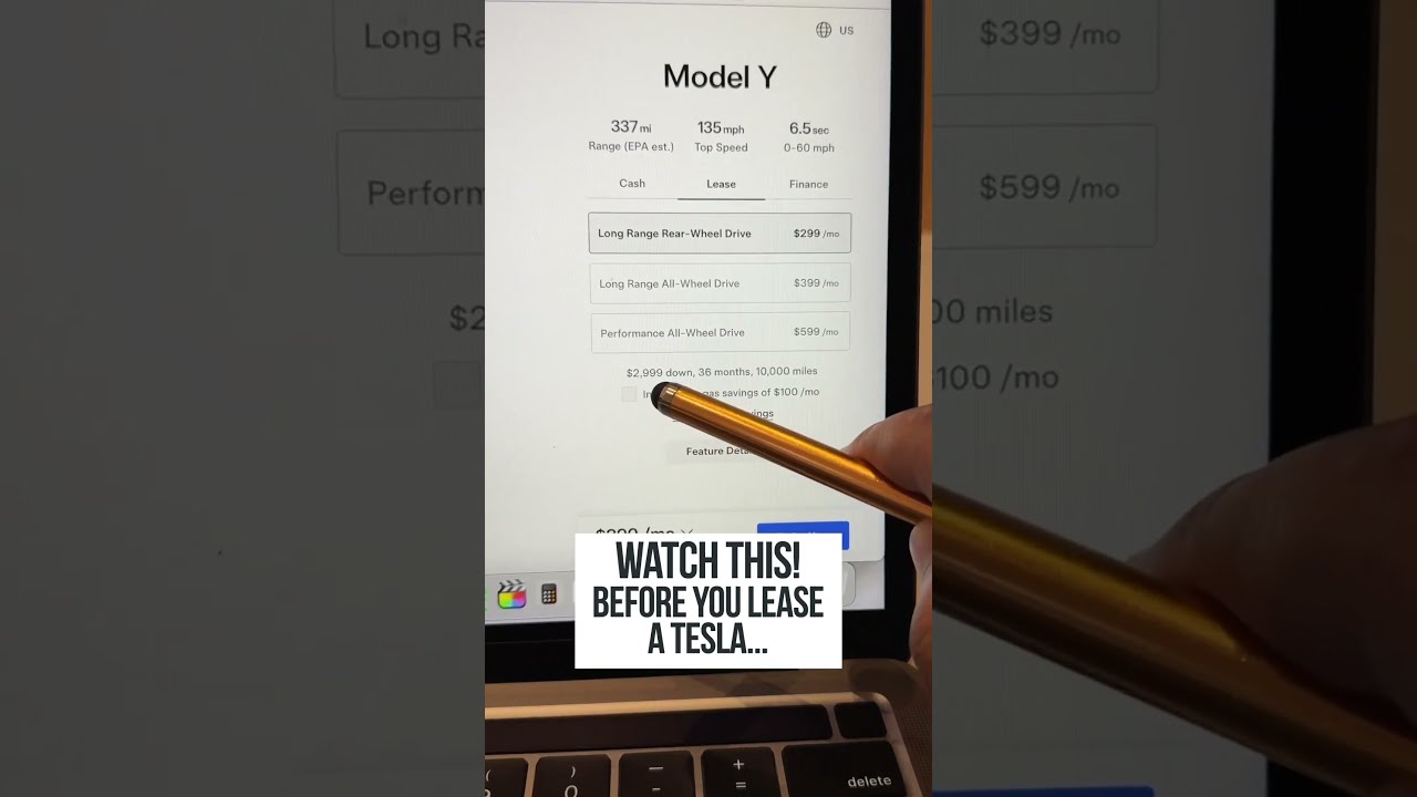 Tesla For 299 A Month Watch This Before You Lease 