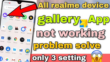 all realme device gallery app not working problem solve || gallery app not working solution