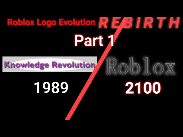 Roblox logo evolution