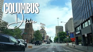 Relaxing Highway Driving Akron to Columbus Ohio a 4K Scenic Drive with Lofi Music 