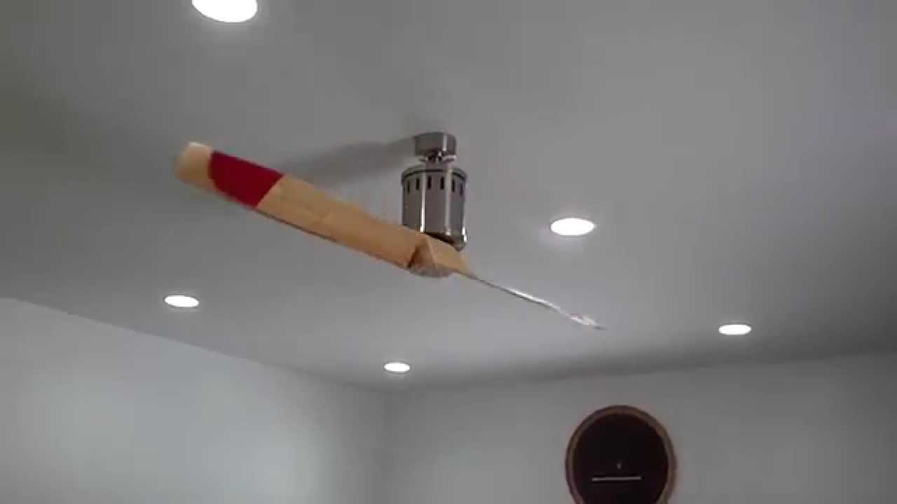 Shop Made Ceiling Fan Blade Airplane Prop Style Youtube