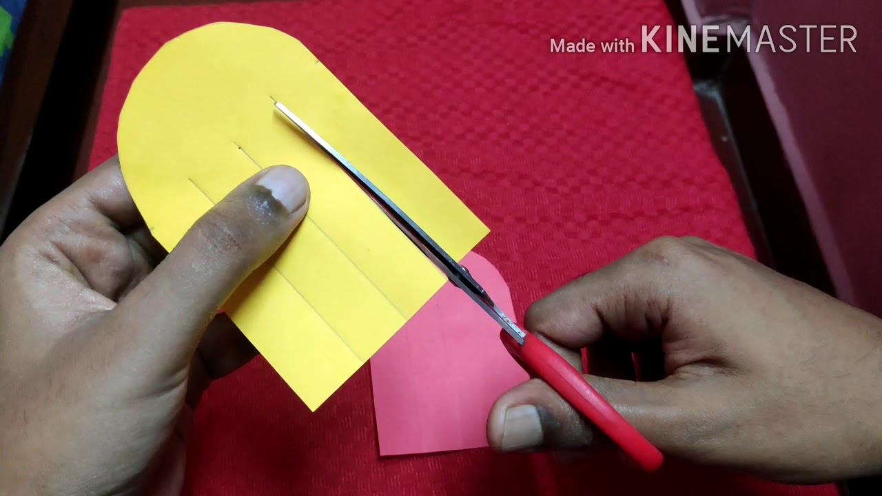 Simple origami heart DIY ( instructions in tamil) YouTube