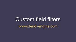 Filtering Items by Custom Fields