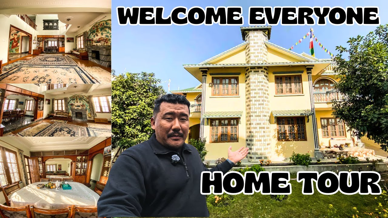 HOME TOUR VLOG || WELCOME EVERYONE || BIG LUXURY HOME || TIBETAN VLOGGER || TIBETAN YOUTUBER