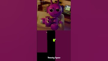 Can You Holding Baby Durple ? 🍼💜| Squaro the Bouncing Square #sprunki #incredibox #shorts