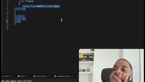 Creating a Tip Calculator | C# | Tutorial 1