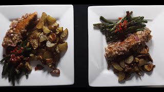 Blue Apron Meal Competition #2 |Seared Salmon & ShallotDijon
