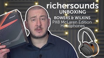 Uitpakken van de Bowers & Wilkins PX8 McLaren Edition-hoofdtelefoon