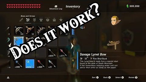 Does Overloading the Menu Still Work in BotW?