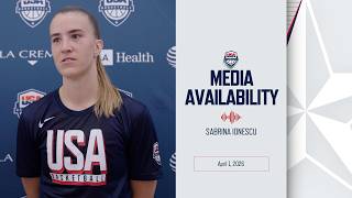 Usa Basketball Media Availability Sabrina Ionescu April 1, 2026