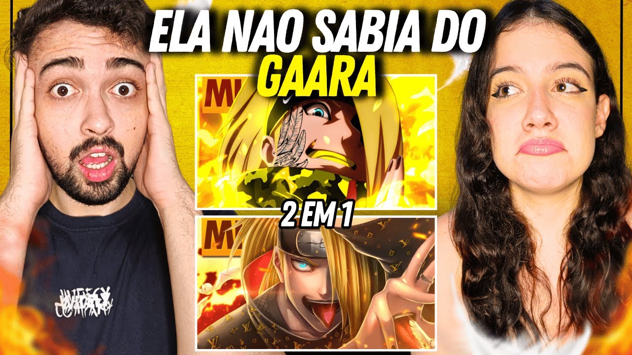 (😭GAARA FOI DE F?) Tipo Deidara 1 e 2 | MHRAP (Naruto) React