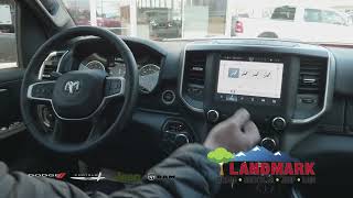 2022 Ram1500 Big Horn dash features