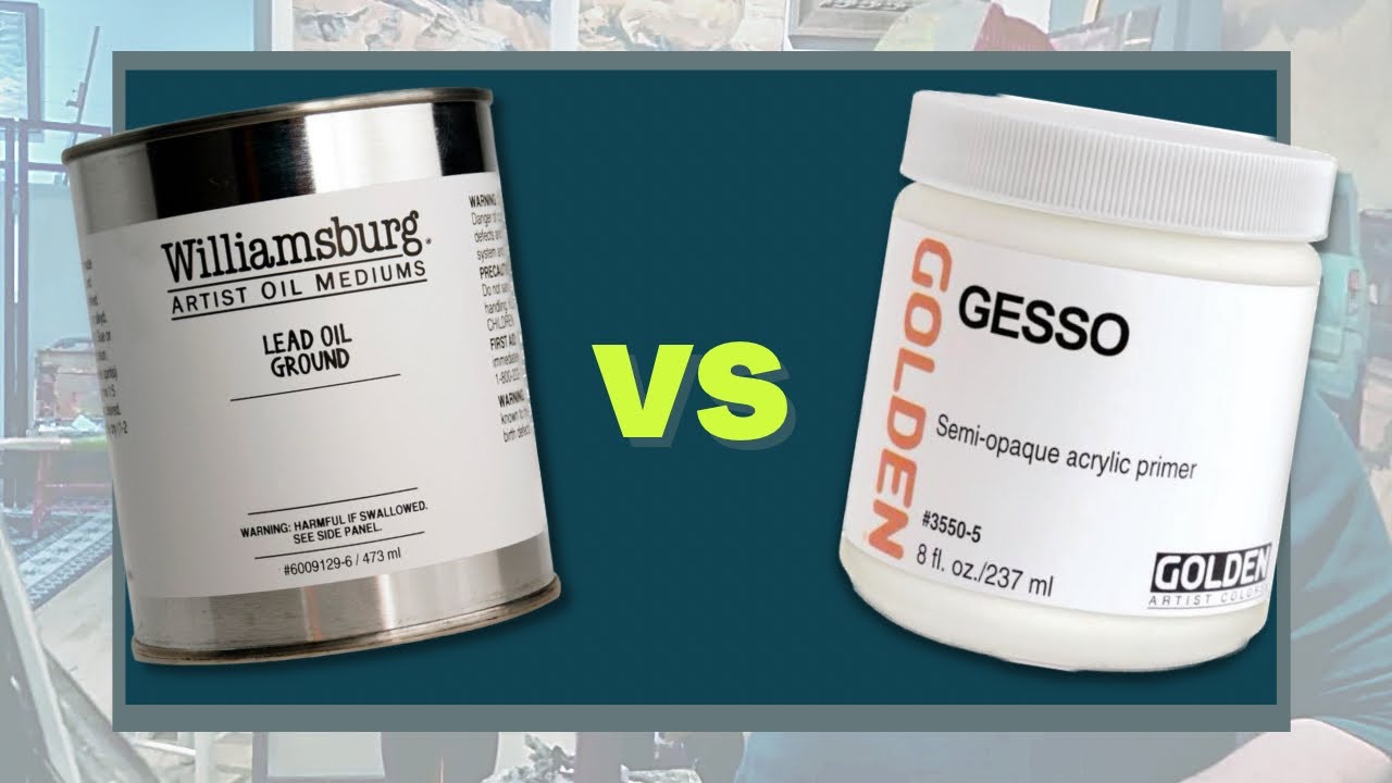 Acrylic Gesso VS Oil Ground: Best Oil Painting Surface Preparation