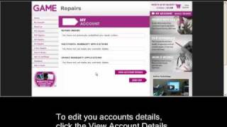 How to edit you www.game-consoledoctor.co.uk user account.