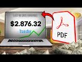 Auto Make $3.95 Per PDF You Upload (Proof)