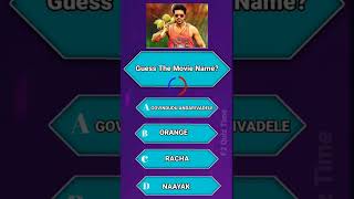 guess The Movie Name || Movie Quiz || Telugu Quiz ||Ram Charan || #please #like #and #share screenshot 4