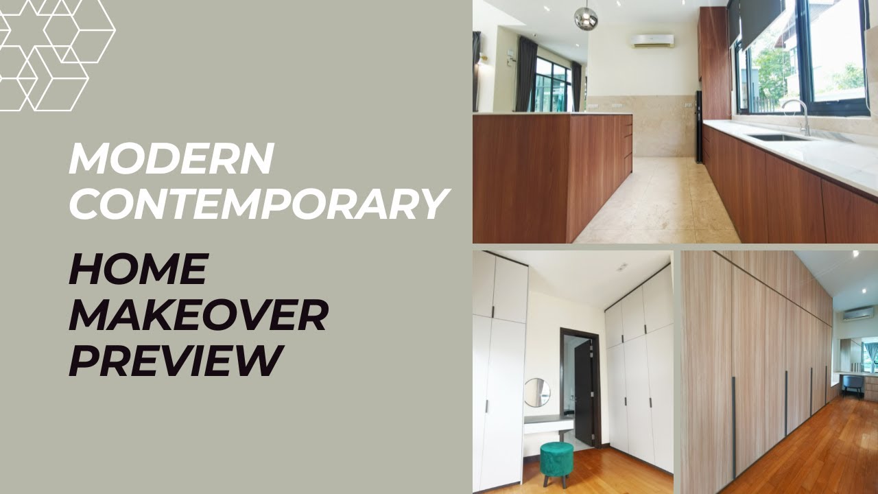 Modern Contemporary Home Makeover Preview YouTube