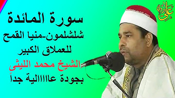 الشلشلمون وإبداعااات الشيخ محمد الليثى فى هذة القرية سورة المائدة تااااااريخية من روائع العملااااااق