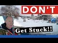 How to Drive In Deep Snow :: Don't Get Stuck